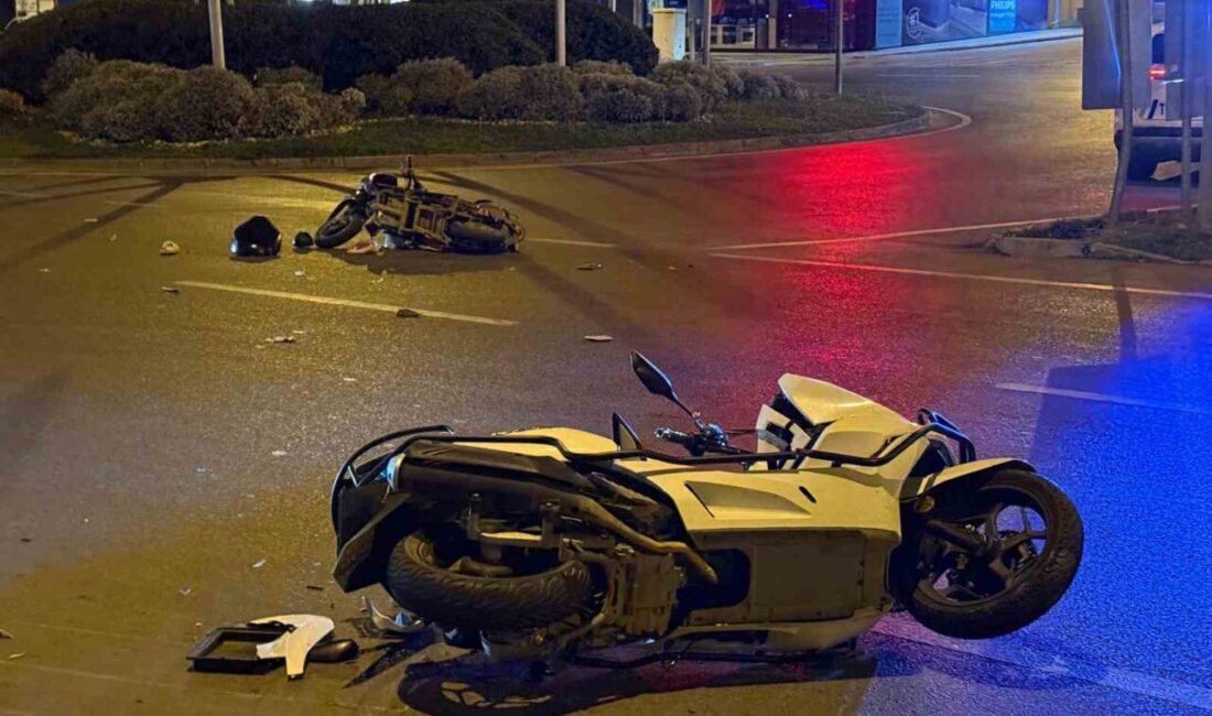 Antalya'nın Gazipaşa ilçesinde motosiklet ve elektrikli motosikletin çarpışması sonucu G.A.K.