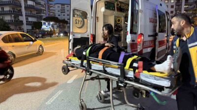 Antalya'nın Gazipaşa ilçesinde Nuran T. yönetimindeki otomobil, Yusuf E.'nin kullandığı