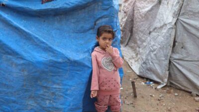 Gazze Şeridi'nde artan şiddetli yağışlar, İsrail saldırıları sonrası evsiz kalan