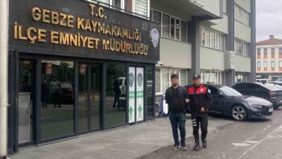 Kocaeli’nin Gebze ilçesinde, 4 yıl 2 ay hapis cezası bulunan