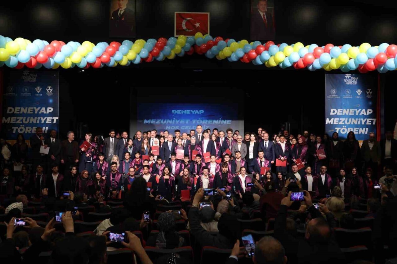 DENEYAP Türkiye Projesi çerçevesinde Erzurum’da 224 öğrenci, mezuniyet töreni ile