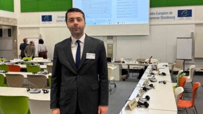 Fransa'nın Strazburg kentinde düzenlenen Avrupa Gençlik Yönlendirme Komitesi Genel Kurulu'nda,