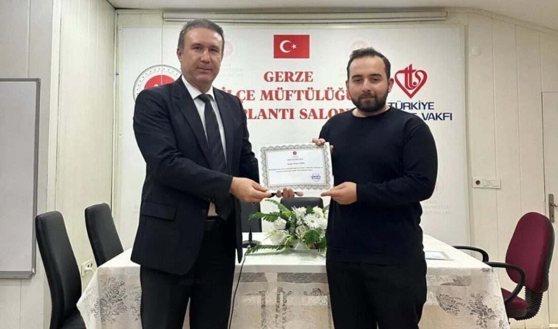 Sinop'un Gerze İlçe Müftülüğü, genç din görevlilerine "Baba Okulu" programı