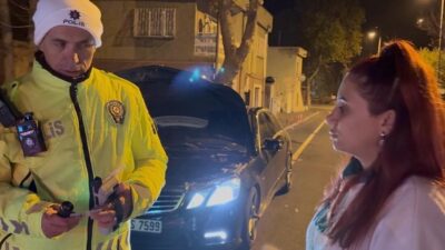 Kayseri'de trafik denetiminde 0.29 promil alkollü çıkan Ş.K.'nın ehliyeti iptal