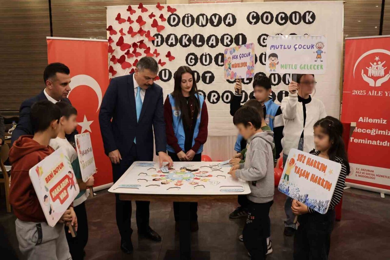 Erzurum’da Ebeveyn Kaybı Yaşayan Çocuklar İçin Özel Etkinlik Düzenlendi