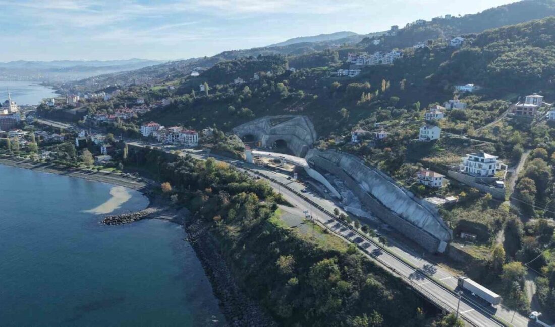 Trabzon'da, 1 Mayıs 2023'te temeli atılan Güney Çevre Yolu projesi