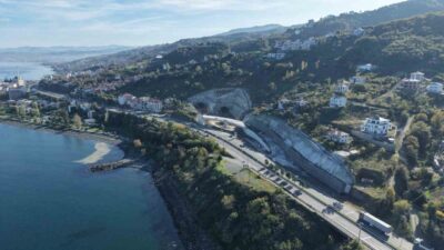 Trabzon'da, 1 Mayıs 2023'te temeli atılan Güney Çevre Yolu projesi