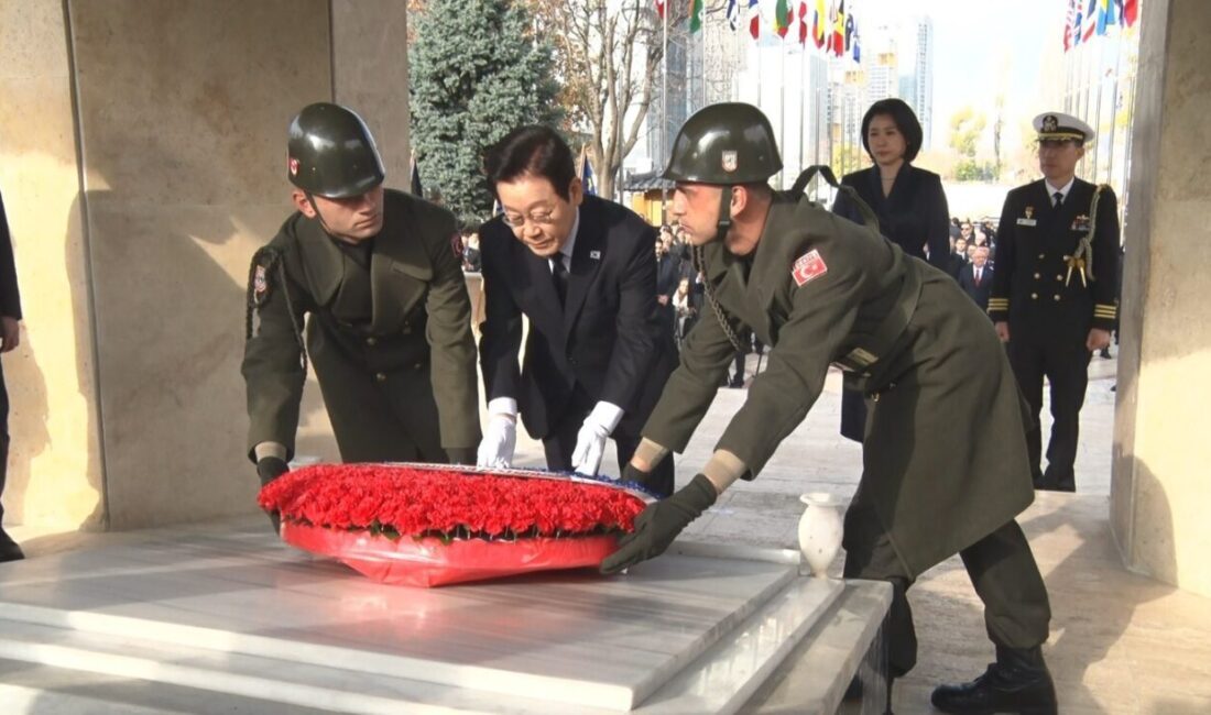 Güney Kore Cumhurbaşkanı Lee Jae Myung, Ankara'daki Kore'de Savaşan Türkler