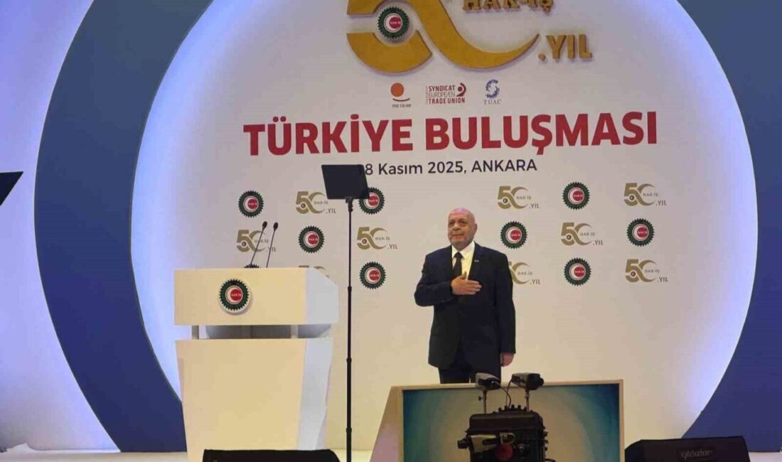 HAK-İŞ Genel Başkanı Arslan’dan Uyarı: Çalışma Hayatındaki Reformların Yeniden Gözden Geçirilmesi Gerekiyor HAK-İŞ Genel Başkanı Mahmut Arslan, sosyal diyalog mekanizmalarının önemi üzerinde