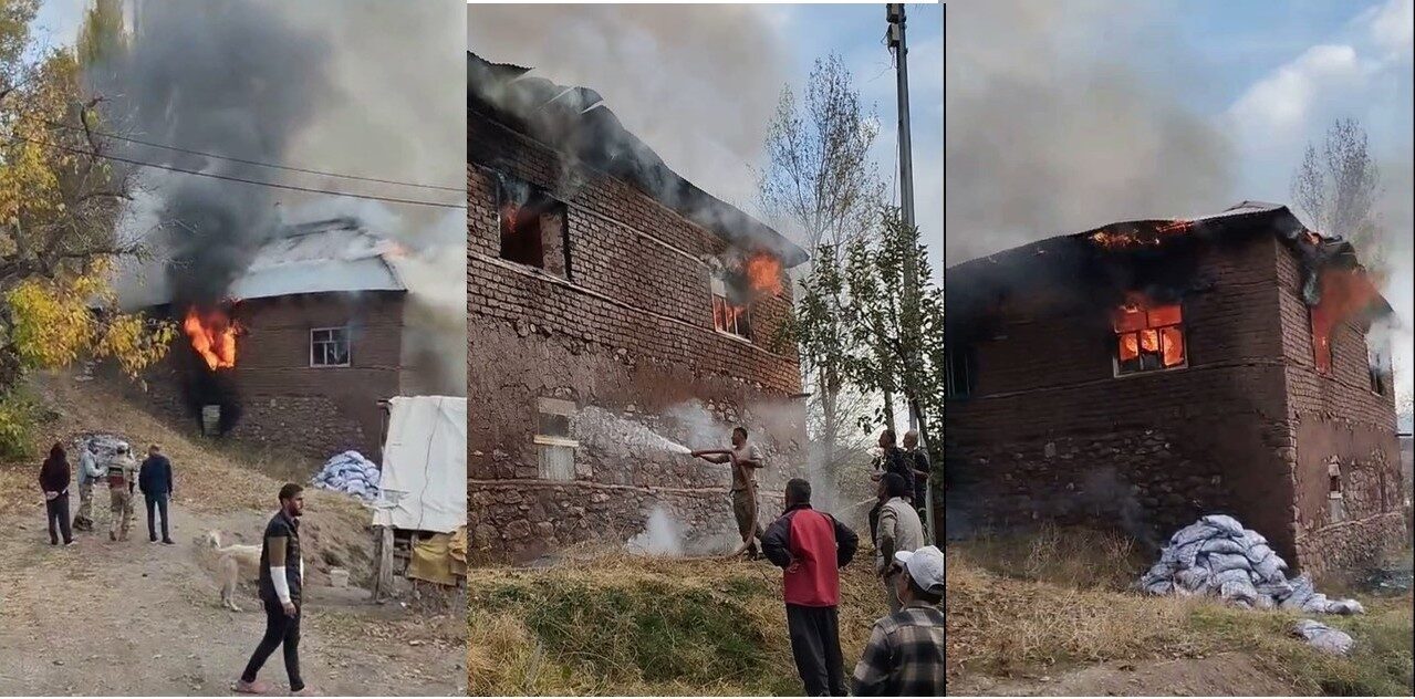 Hakkari’de 2 Katlı Bir Evde Çıkan Yangın İtfaiye Ekipleri Tarafından Kontrol Altına Alındı
