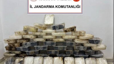 Hakkari İl Jandarma Komutanlığı, Şemdinli ilçesinde yaptığı operasyonda 81 kilo