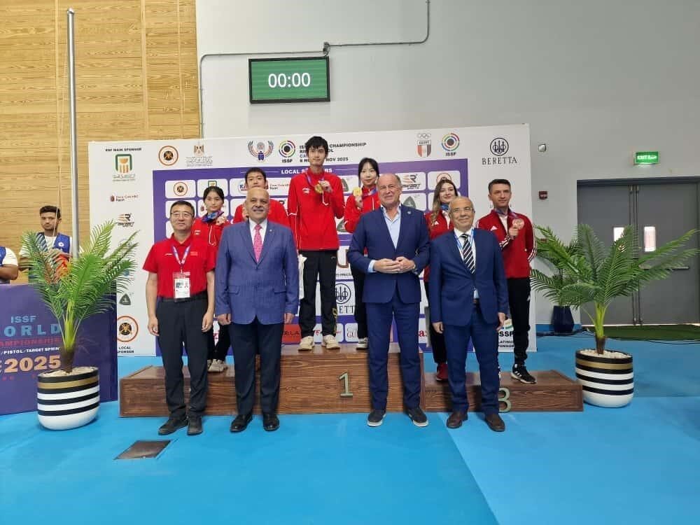 Kahire'de düzenlenen ISSF Havalı ve Ateşli Silahlar Büyükler Dünya Şampiyonası'nda