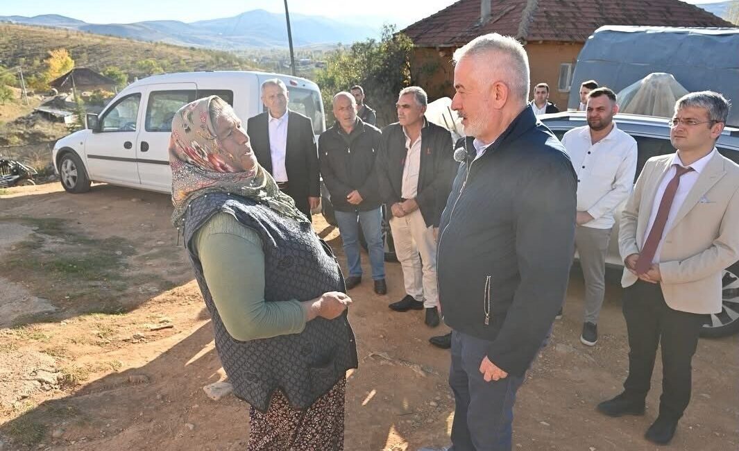 Isparta Belediye Başkanı Şükrü Başdeğirmen, Yalvaç'taki Mısırlı köyünde yaşayan Yıldız