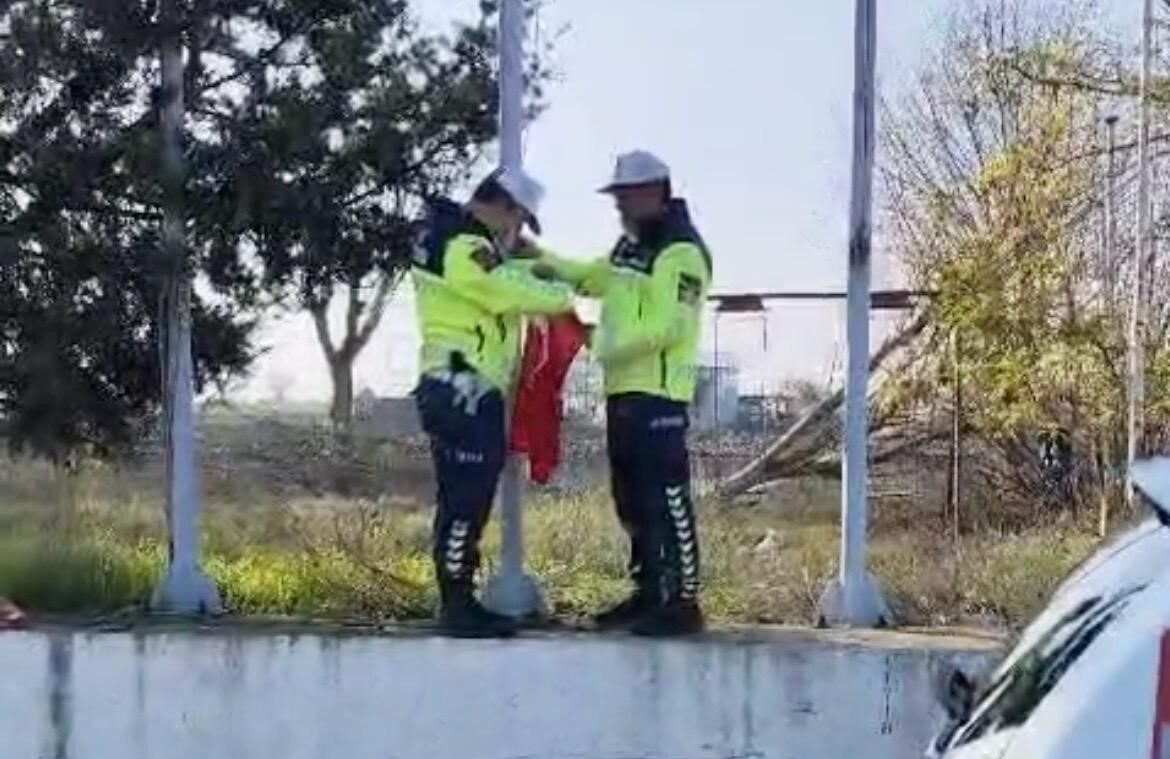 Tekirdağ’ın Hayrabolu ilçesinde, Jandarma Trafik Tim Komutanı Uzman Çavuş Murat