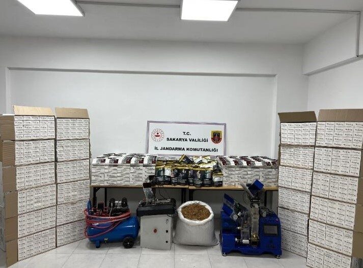 Sakarya'nın Hendek ilçesinde jandarma, kaçakçılık operasyonu düzenleyerek 36 yaşındaki E.T.'yi