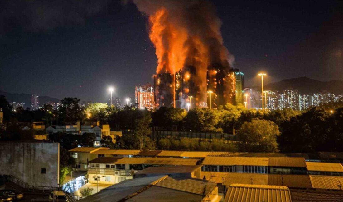 Hong Kong'un Tai Po bölgesindeki 31 katlı gökdelenin yangınında ölü