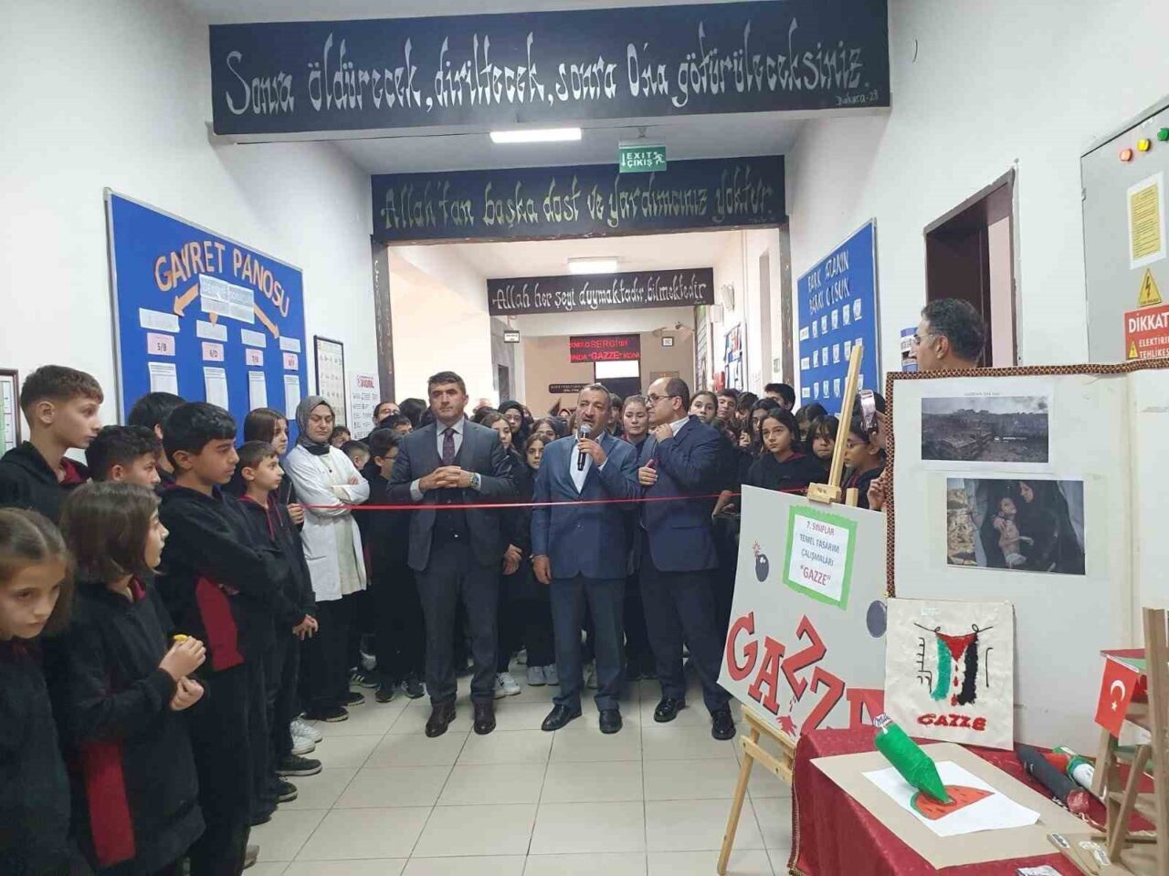 Erzurum İmam Hatip Okulu’ndan Gazze İçin Anlamlı Farkındalık Sergisi