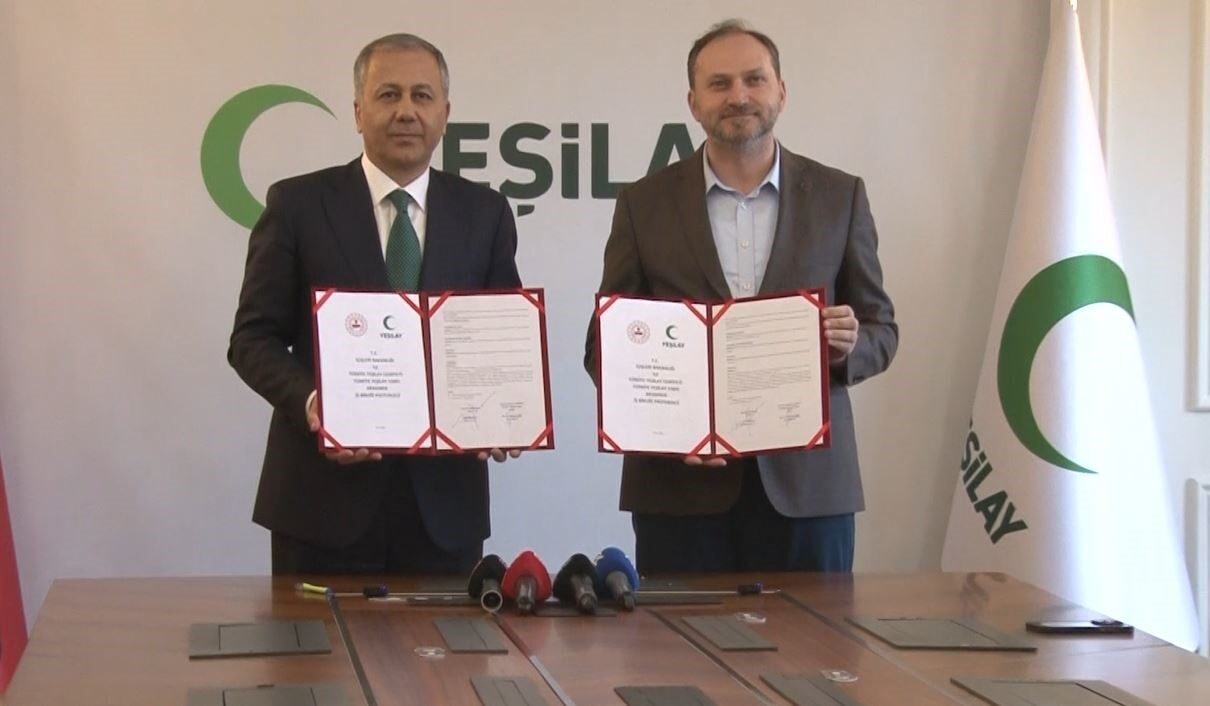 İçişleri Bakanlığı ve Türkiye Yeşilay Cemiyeti, bağımlılıklara karşı mücadelede işbirliği