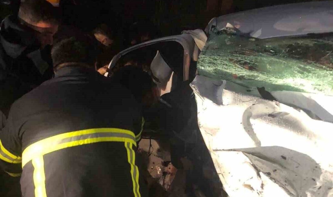 Kırklareli'nin Pınarhisar ilçesinde iki otomobilin çarpışması sonucu meydana gelen kazada