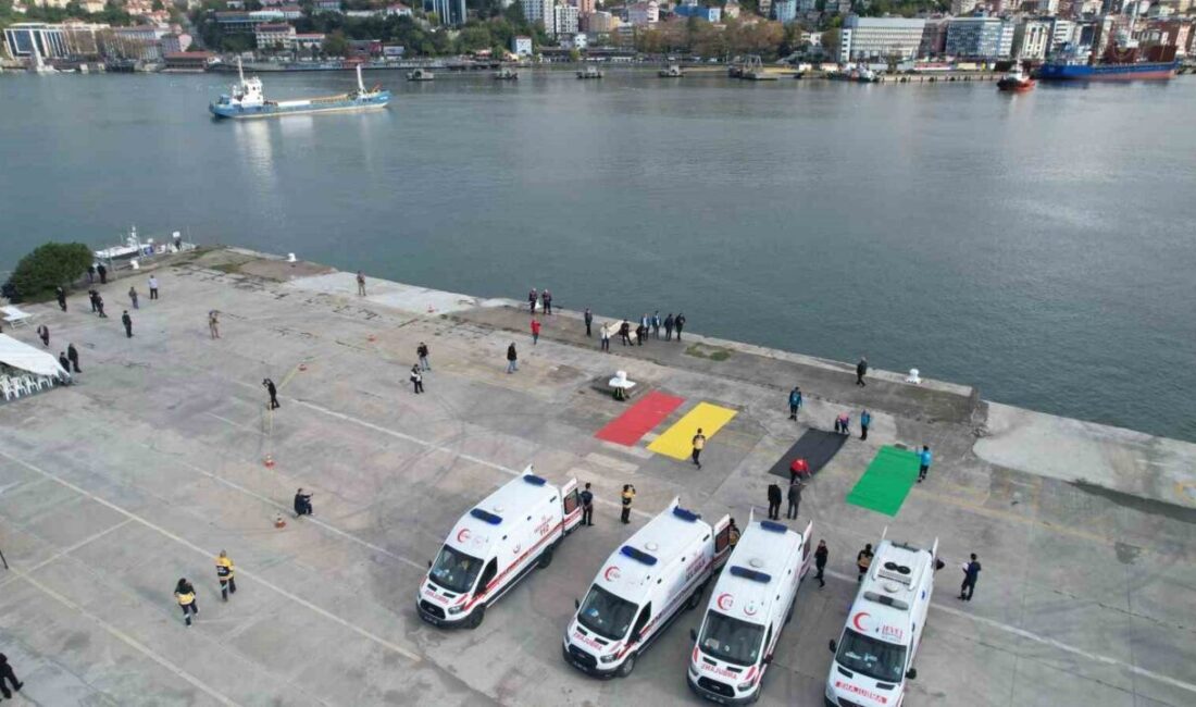 Zonguldak'ta, "Pallada" ve "Kafkametler" gemilerinin kazalarının yıl dönümünde geniş kapsamlı