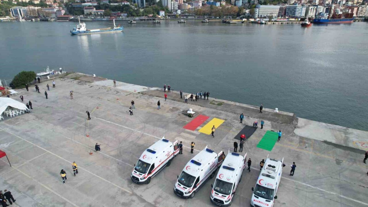 Zonguldak'ta, "Pallada" ve "Kafkametler" gemilerinin kazalarının yıl dönümünde geniş kapsamlı