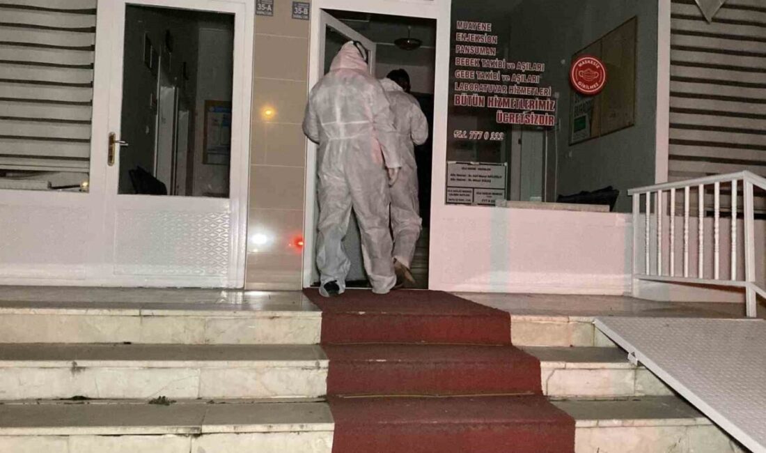 Çorum'da bir apartmanda tahtakurusu ilaçlaması sonrası, üst kat dairelerde yaşayan