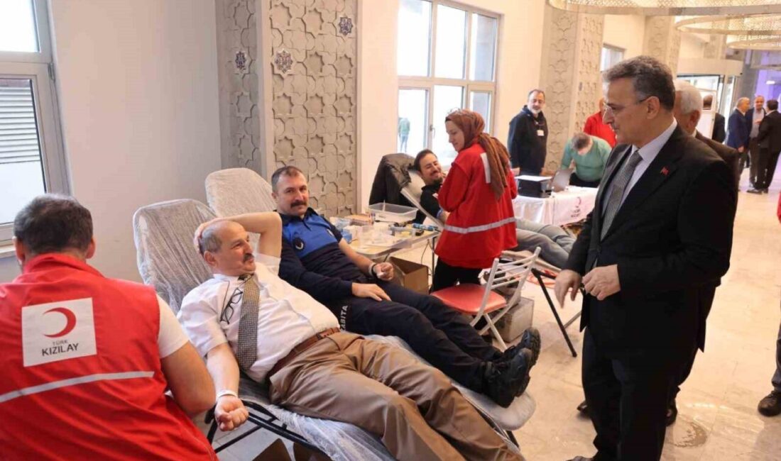 Samsun’un İlkadım Belediyesi, Türk Kızılay işbirliğiyle kan bağış kampanyası düzenledi.