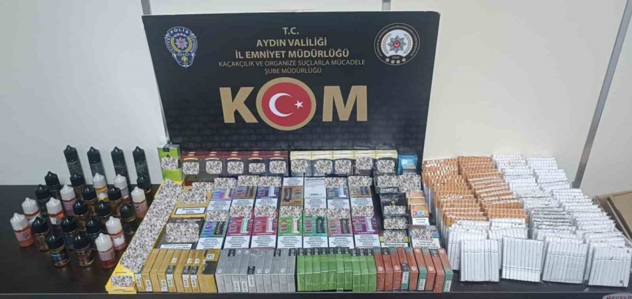 İncirliova’da Kaçak Tütün Ürünlerine Baskın: Çok Sayıda Ele Geçirildi