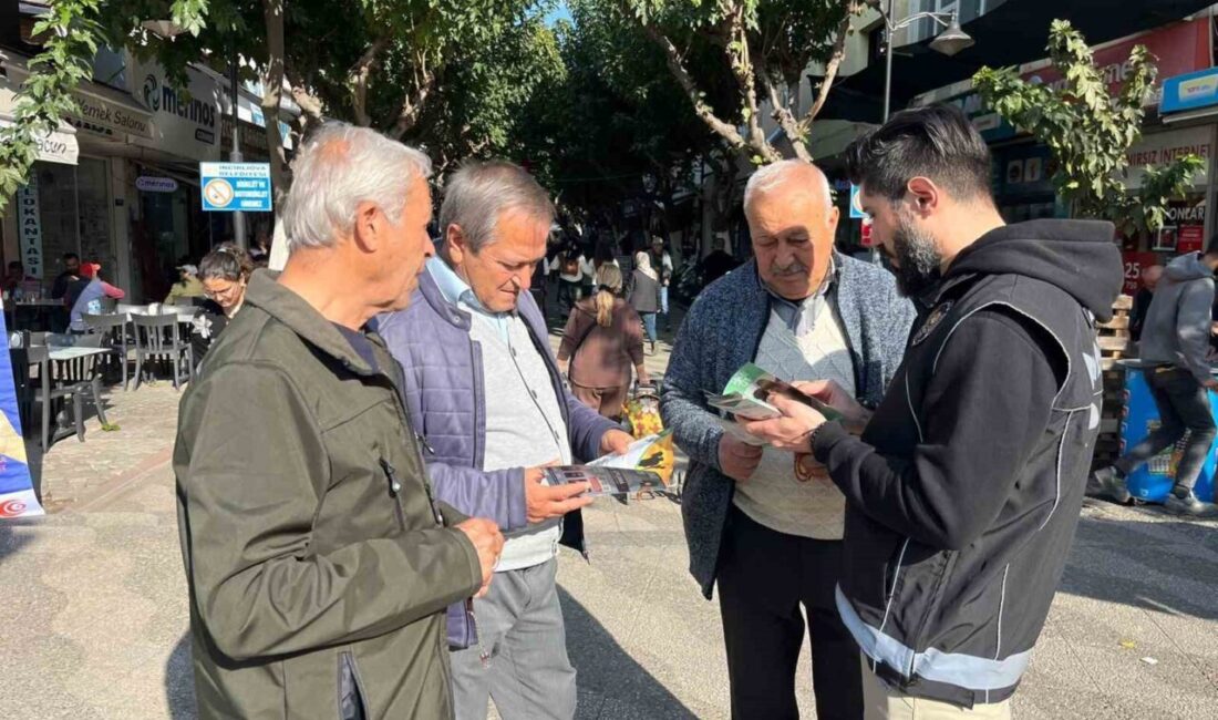 Aydın İl Emniyet Müdürlüğü, uyuşturucu ile mücadele kapsamında İncirliova'da bilgilendirme