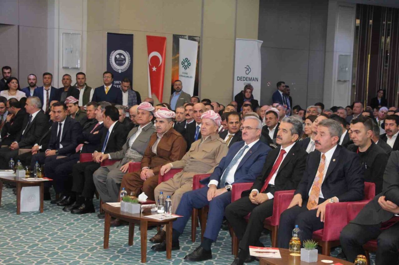 Irak KDP lideri Mesut Barzani, Şırnak’ın Cizre ilçesinde düzenlenen 4’üncü