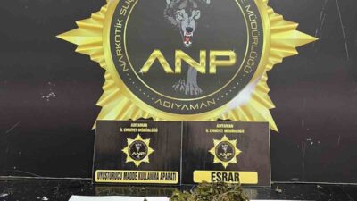 Adıyaman'da Narkotik Suçlarla Mücadele Şube Müdürlüğü, Z.C. ve G.A.'nın ev