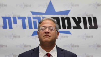 İsrail’in Ulusal Güvenlik Bakanı Itamar Ben Gvir, Filistin Devlet Başkanı