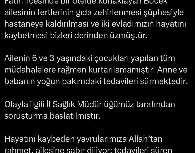 Almanya'dan İstanbul'a tatile gelen ve midye zehirlenmesi yaşayan Böcek ailesinin