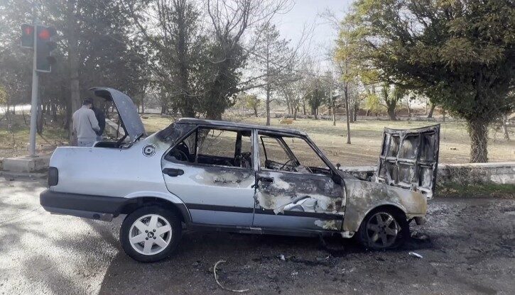 Kırşehir'de sabah evine dönen Y.K.'nın otomobili, Ankara-Kayseri kara yolu üzerindeki