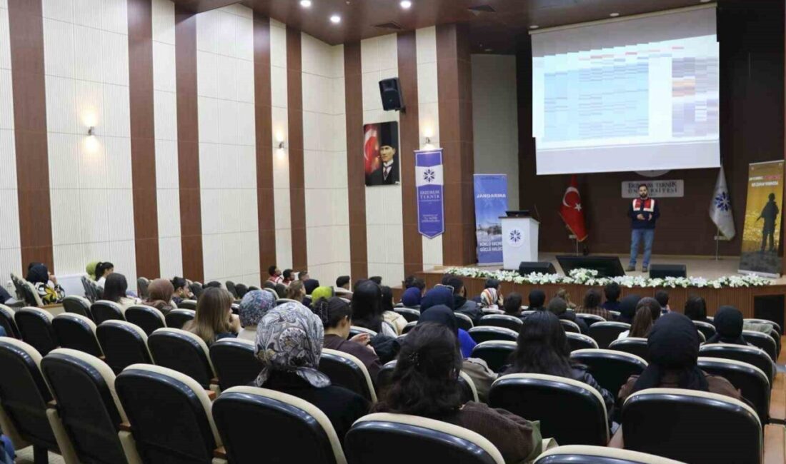 Erzurum İl Jandarma Komutanlığı, madde bağımlılığıyla mücadele kapsamında Erzurum Teknik