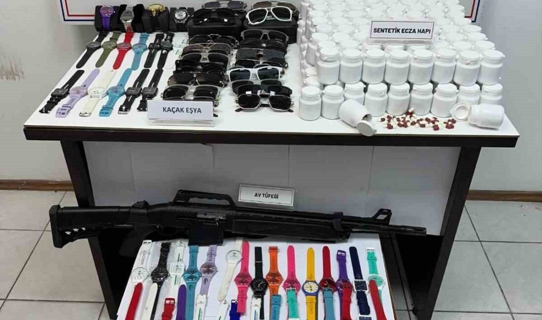 Samsun'un Tekkeköy ilçesinde jandarma tarafından yapılan operasyonda, 10 bin 136