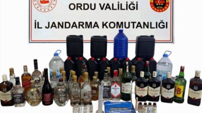 Ordu İl Jandarma Komutanlığı, yılbaşı öncesi sahte ve kaçak alkollü