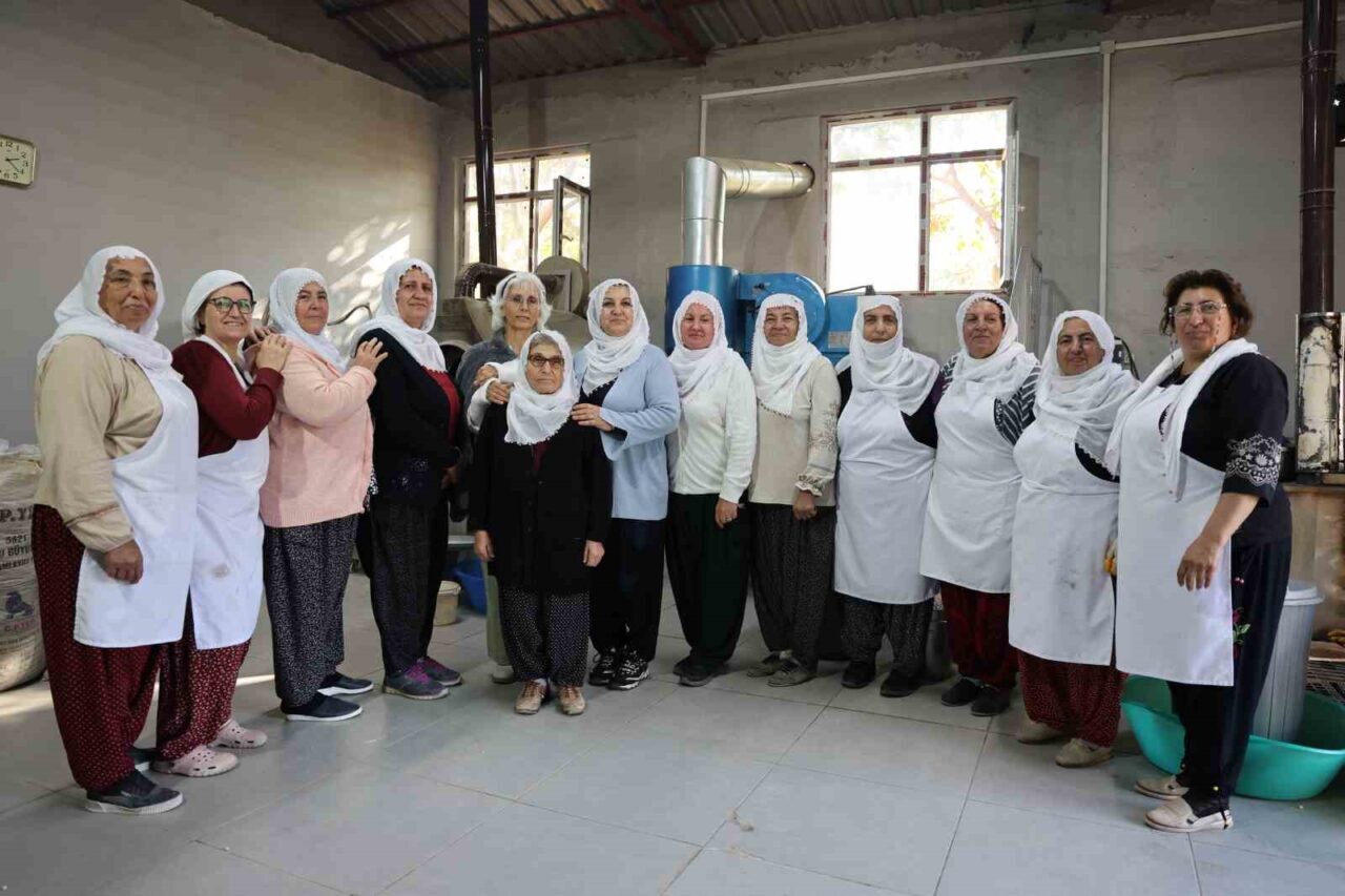 Elazığ'ın Ağın ilçesinde 22 kadının kurduğu kooperatif, günlük 700 kiloya