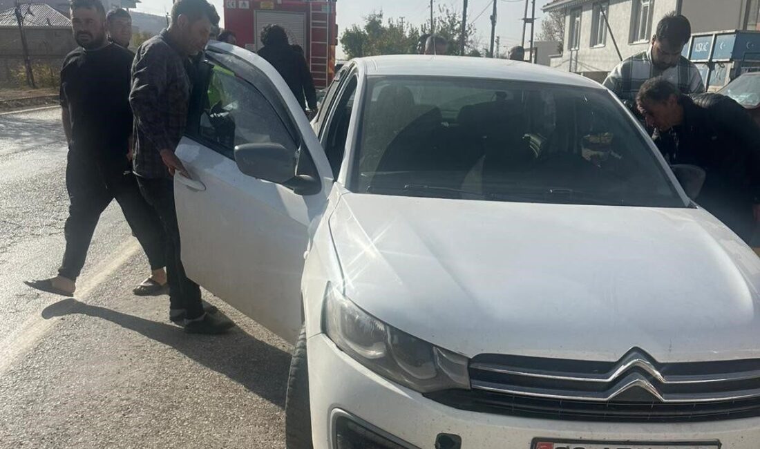 Adıyaman’ın Gölbaşı ilçesinde iki otomobilin çarpışması sonucu Lütfiye Ç. hafif
