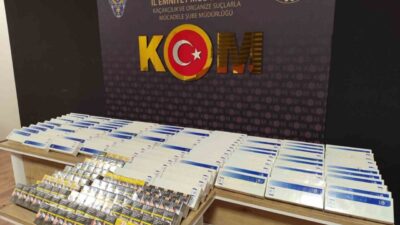 Kahramanmaraş'ta gerçekleştirilen operasyonlarda, 35 kilogram kaçak nargile tütünü ve 1.360