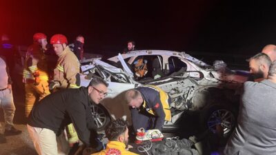 Manisa'nın Kula ilçesinde, Abdullah Yavuz'un kullandığı otomobil, direksiyon hakimiyetinin kaybolması