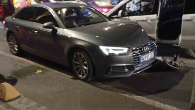 Tekirdağ'ın Kapaklı ilçesinde iki otomobilin çarpışması sonucu A.Ö. yaralandı. Kaza,