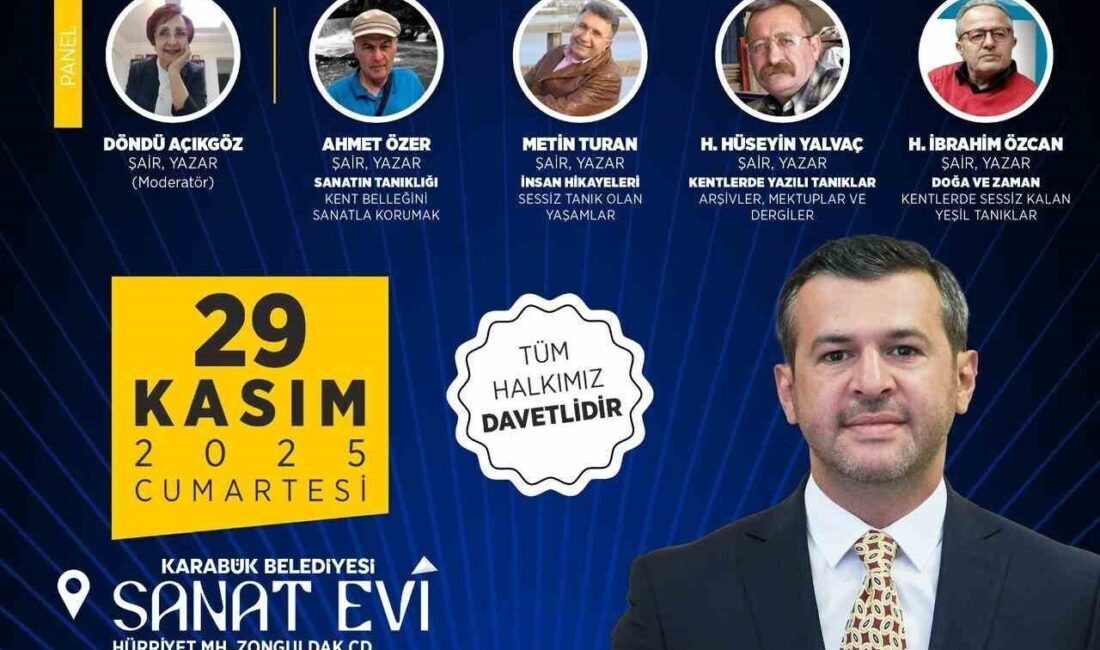 Karabük’te “Kentlerin Sessiz Tanıkları” Paneli 29 Kasım’da Gerçekleşecek Karabük Belediyesi, "Dergilerden Mektuplara Anıtlaşan Dostluklar - Geçmişten Günümüze Kentlerin