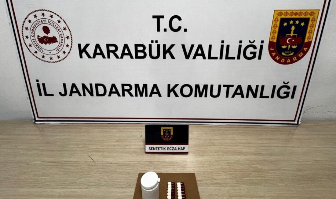 Karabük'te jandarma, gerçekleştirilen operasyonda 35 yaşındaki F.K. ve 22 yaşındaki