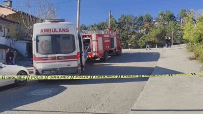 Karabük’te 5000 Evler 75. Yıl Mahallesi'nde bir evin giriş katında