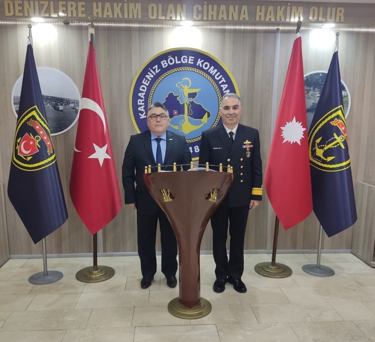 Karadeniz Bölge Komutanı Tuğamiral Yücel Korkut, Zonguldak Bülent Ecevit Üniversitesi