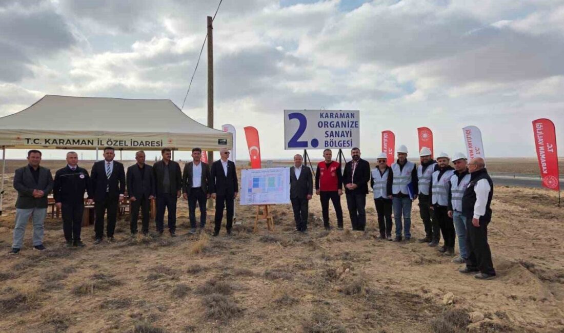 Karaman’da 2. Organize Sanayi Bölgesi’nin Altyapı Yer Teslim Töreni Gerçekleştirildi Karaman'da ikinci Organize Sanayi Bölgesi'nin altyapı yer teslim töreni Vali