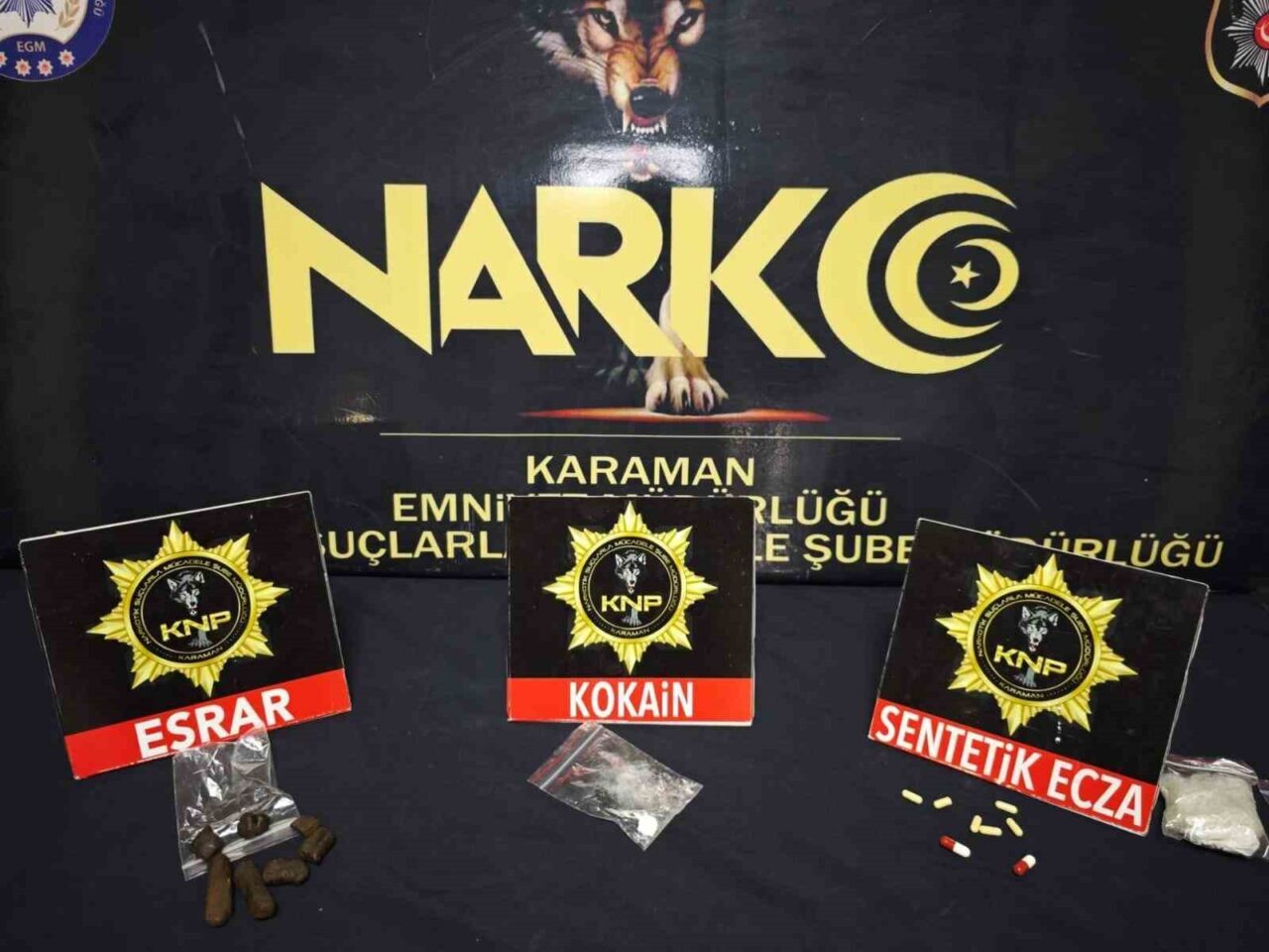 Karaman'da yapılan asayiş uygulamalarında 16 kişi tutuklandı. Emniyet ekiplerinin gerçekleştirdiği