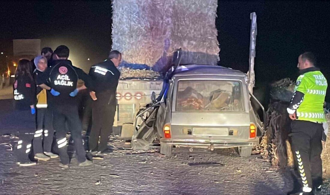 Karaman'da, arıza yapan tıra arkadan çarpan otomobildeki Orhan Şahin (52)