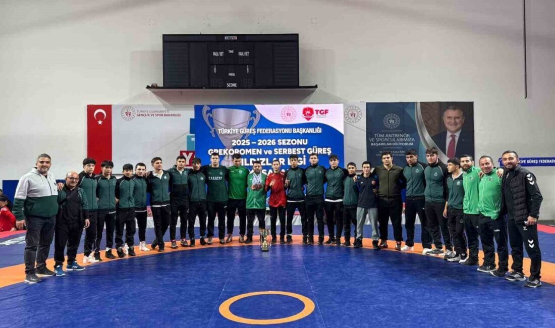 Karatay Belediyespor Yıldız Erkek Güreş Takımı, 2025-2026 sezonunu Türkiye ikincisi